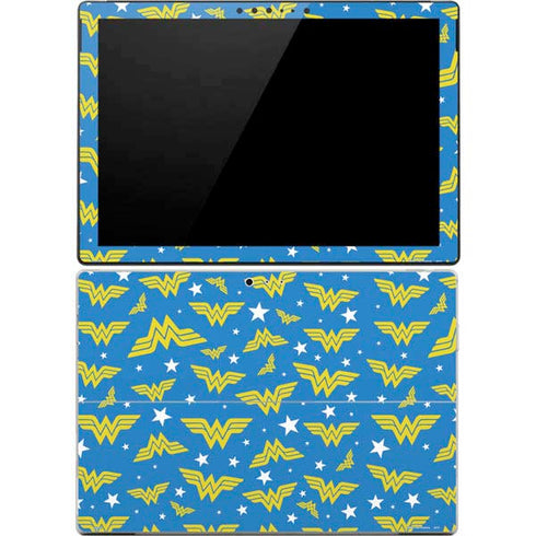 DC Comics Wonder Woman Logo Pattern Surface Pro 4 Skin